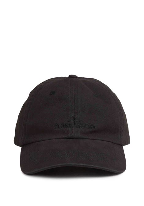 9100002 cap man black STONE ISLAND | L1S15 9100002 S0106V0029